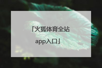 「火狐体育全站app入口」火狐体育全站app官网下载