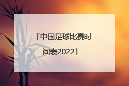 「中国足球比赛时间表2022」中国足球东亚杯比赛时间表