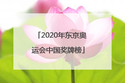 「2020年东京奥运会中国奖牌榜」2020年东京奥运会中国奖牌榜中国女子举重冠军