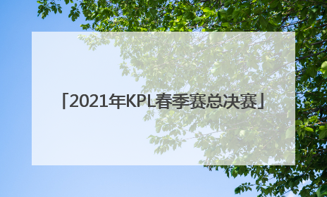 「2021年KPL春季赛总决赛」kpl2022夏季赛总决赛回放